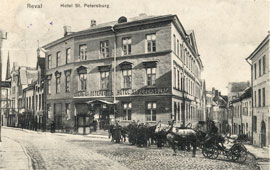 Tallinn. Hotel 'Sankt Petersburg', between 1900 and 1908