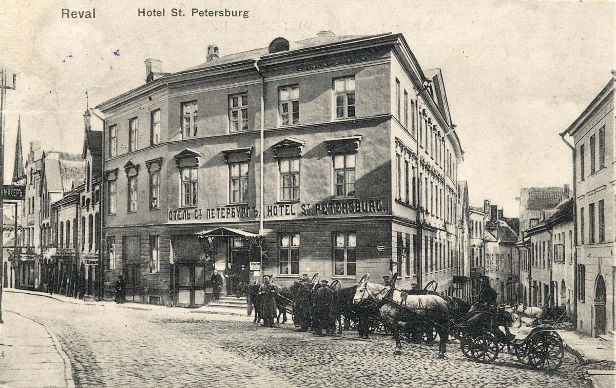 Tallinn (Reval). Hotel 'Sankt Petersburg', between 1900 and 1908