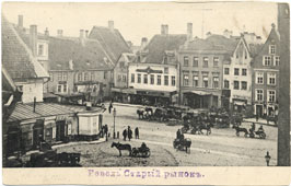 Tallinn. Old Market - Vana turg, between 1900 and 1917