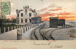 Tallinn. Reval Harbor, Felliner Station - Reval-Hafen, Felliner Bahnhof, 1904