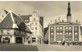 Tallinn. Town Hall Square - Raekoja plats, 1931